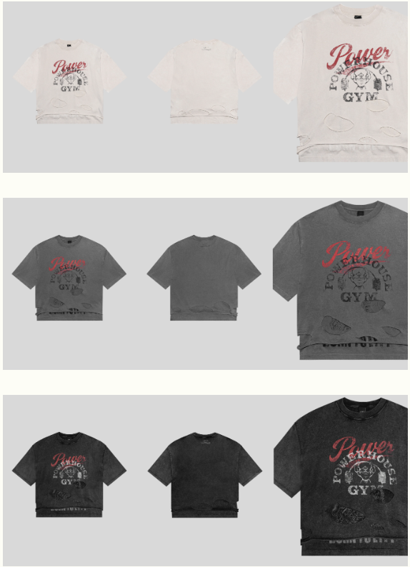 LYFTコラボ ビンテージ クロップドTシャツ – パワーハウスジム LYFTコラボ ビンテージ クロップドTシャツ – パワーハウスジム