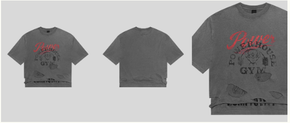 ＬＹＦＴコラボ 　ビンテージ　クロップドＴシャツ