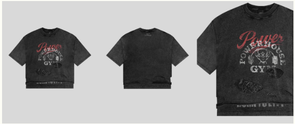 ＬＹＦＴコラボ 　ビンテージ　クロップドＴシャツ